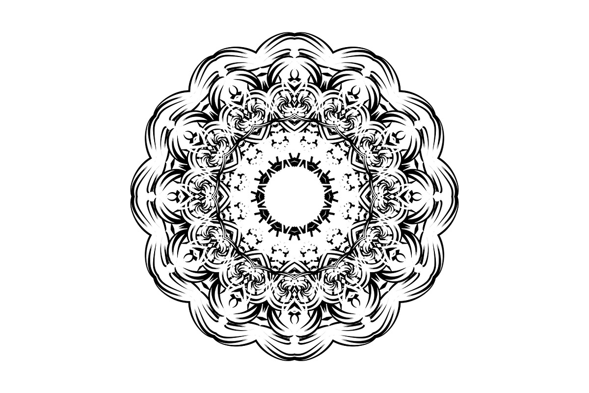 High Quality Mandala Clipart Bundle, a Decorative Illustration by NJ Himel (Photo 4 of 103)
