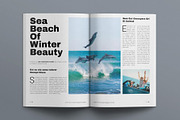 Winter Travel & Vacation Magazine, a Magazine Template by E-Type (Thumbnail 4 of 7)