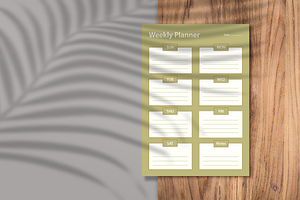 Weekly Planner Sheet Design-32