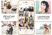 Peachy Instagram Lightroom Preset, an Action Add-On by Design Aesthetic (Thumbnail 1 of 7)
