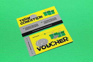 Yellow Expressive Gift Voucher