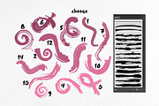 Strike Brushes for Illustrator, a Brush Add-On by Mazheika Store (Thumbnail 2 of 6)