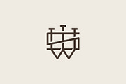 WS SM Monogram Logo, a Branding & Logo Template by Guna Studio (Thumbnail 1 of 4)