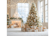 White Christmas Digital Backdrop, a Background Photo by Winwin Design Art (Thumbnail 5 of 9)