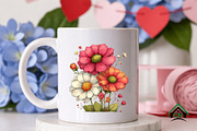 Whimsical Summer Flowers Clipart, an Illustration by Craft Nest (Thumbnail 8 of 12)