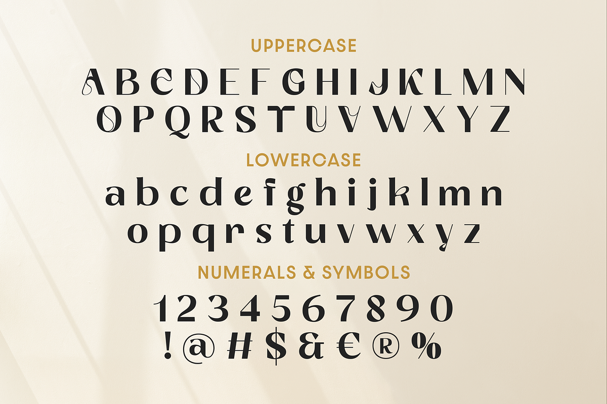 Adliene Modern Sans Serif Font, a Sans Serif Font by Graphue (Photo 3 of 9)