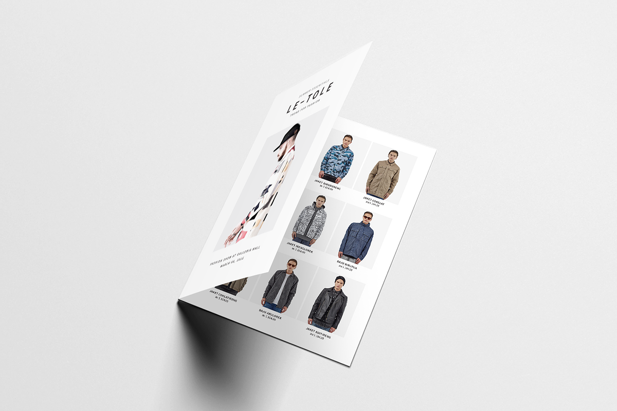 Bifold Fashion Brochure, a Brochure Template by BOXKAYU (Photo 2 of 6)