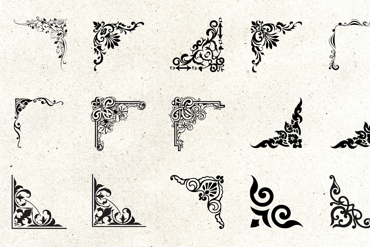 Corner Border Elements PNG Clipart, a Graphic by Graphicspixel (Photo 4 of 7)