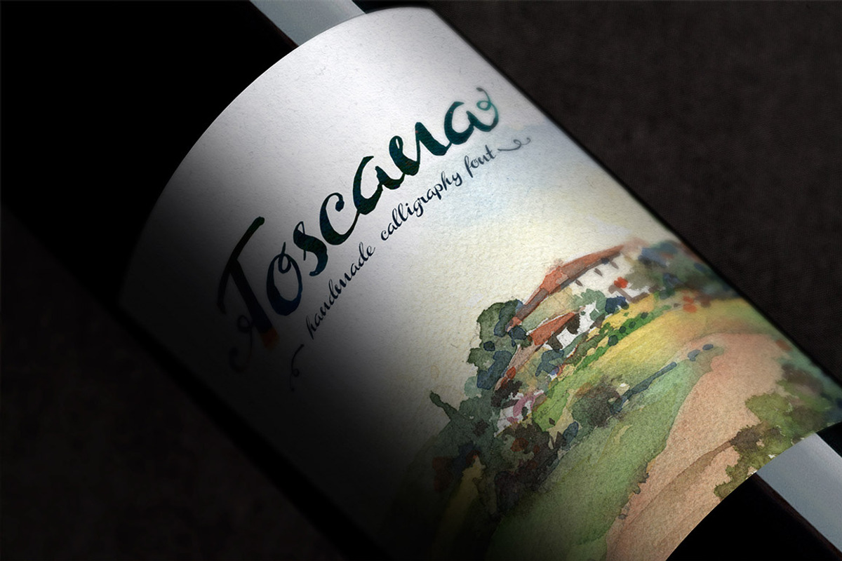 Toscana Font preview 4