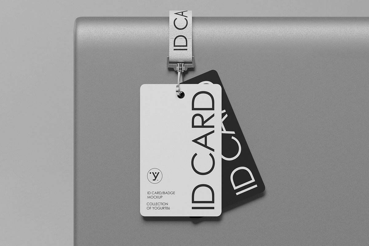 Leash ID Card Mock-up, an Advertising Mockup by Yogurt86 (Photo 4 of 10)
