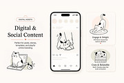 Cat Vector Illustrations, an Animal Illustration by Gomolach (Thumbnail 7 of 8)