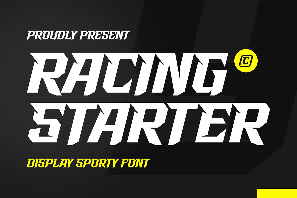 Racing Starter - Sporty Style, a Font by Novitype (Photo 1 of 11)
