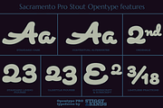 Sacramento Pro Stout, a Script Font by Stiggy & Sands (Thumbnail 4 of 5)