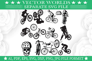 Jump Mountain Bike Svg, Bike Svg