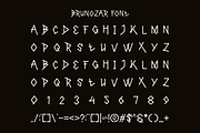 Brunozar - Brush Font, a Handwritten Font by Iqsiart Studio (Thumbnail 4 of 6)