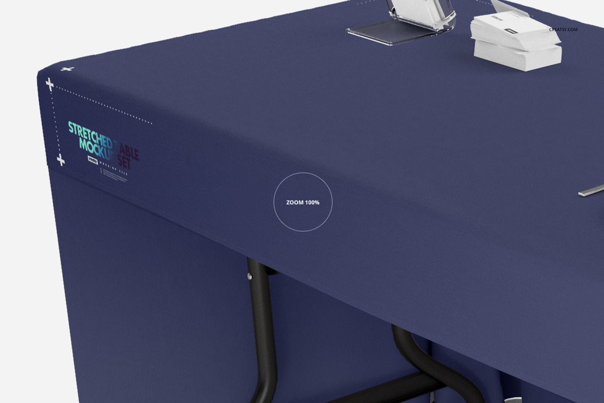 Imprinted Tablecloth Mockup Set, a Merchandise Mockup by creatsy5 (Photo 12 of 14)