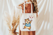 Hamster Hearts Valentine Clipart, an Illustration by Designking (Thumbnail 6 of 6)