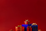 86 Gift boxes with ribbons and bows, a Holiday Photo by Handmadefont (Thumbnail 45 of 90)