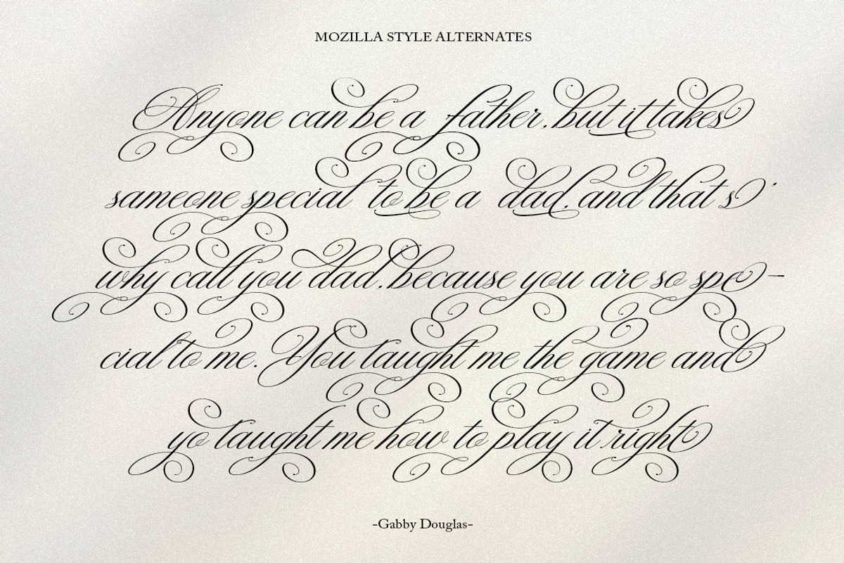 Mozilla Script, a Script Font by Has_rizal (Photo 13 of 16)