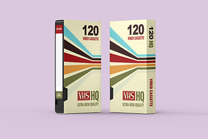 VHS Cassette Mockup - 16 Views