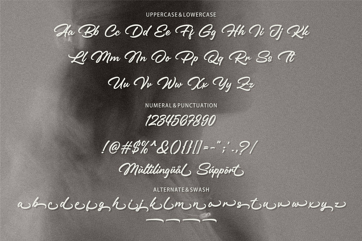 Rillosta | Calligraphy Script Font, a Script Font by HanzelSpace Studio (Photo 7 of 7)