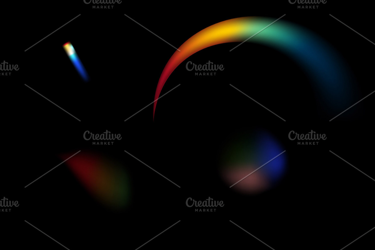 50 Crestal Rainbow Light Overlay Set, a Texture Graphic by MRI STUDIO (Photo 14 of 17)
