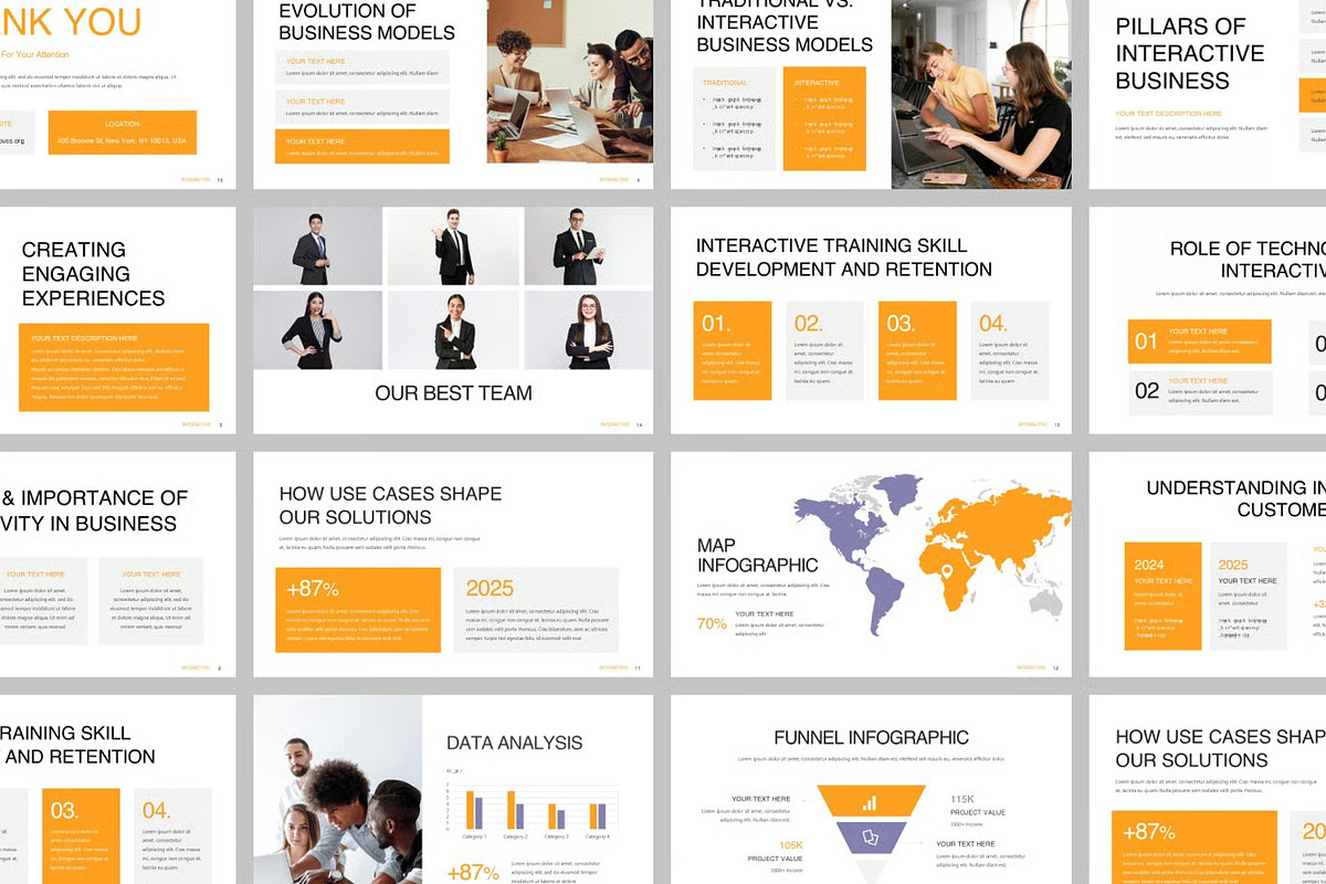 Interactive Business Powerpoint, a Presentation Template by Fit-tee (Photo 2 of 2)
