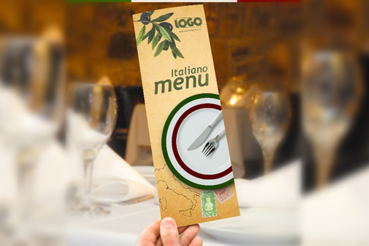 Italiano Menu Template, a Flyer Template by ItemBridge (Photo 1 of 3)