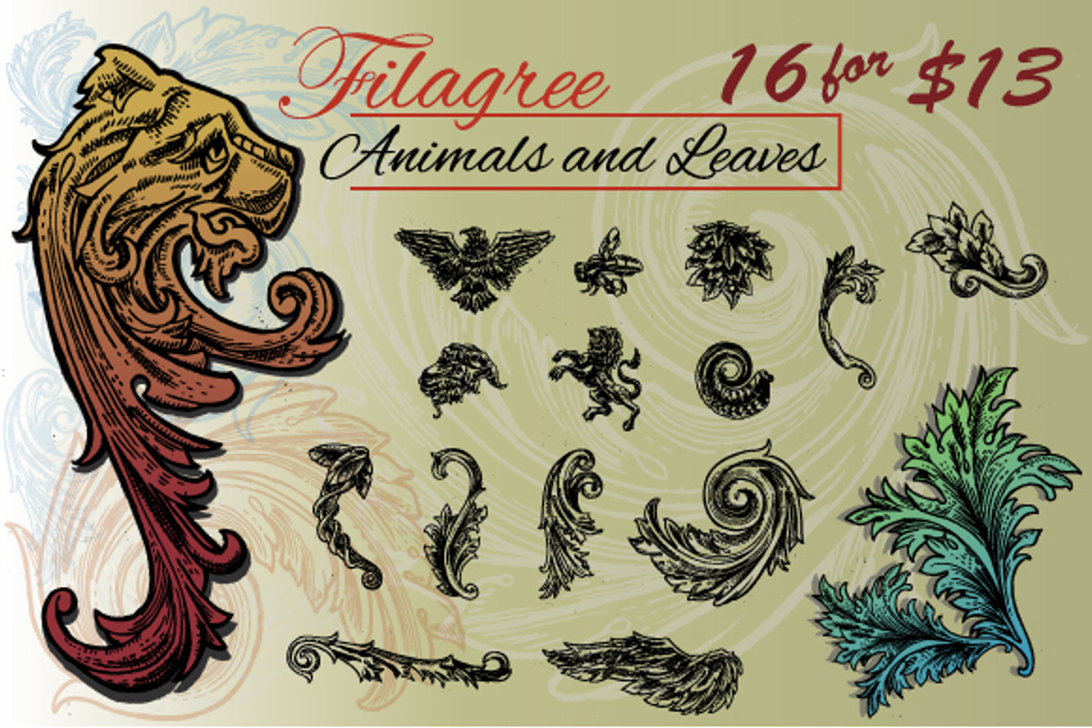Filigree complete set preview 2