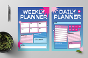 Gradient Daily and Weekly Planner, a Flyer Template by Annora Studio (Thumbnail 3 of 6)