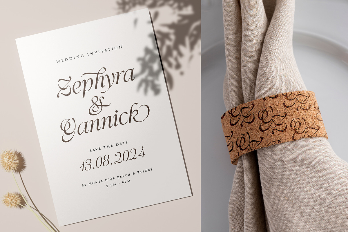 Bluesty | Classy Italic, a Script Font by Ef Studio (Photo 9 of 15)