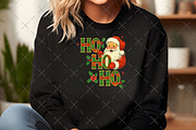 HO HO HO Santa Clipart, an Illustration by Craft Nest (Thumbnail 4 of 6)