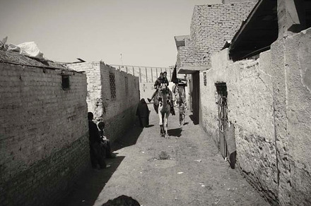 Backroad to Giza Pyramids