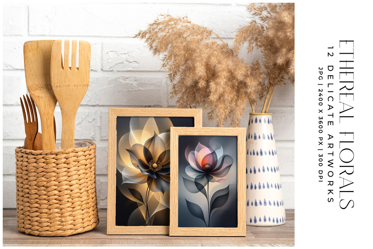 Ethereal Florals, a Decorative Illustration by Digital Art Creations (Photo 6 of 7)
