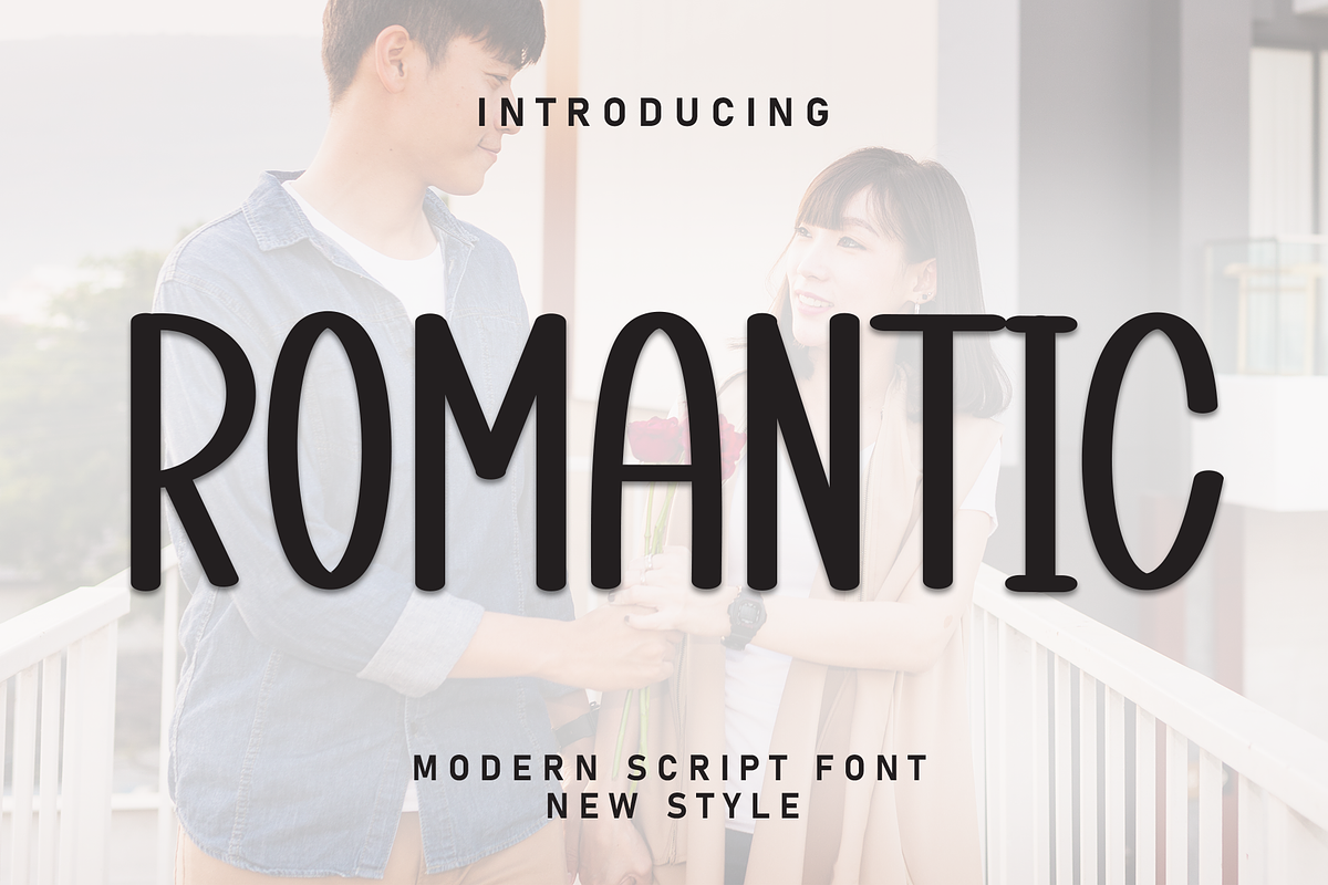 Romantic | Script Font, a Script Font by Scratchones (Photo 1 of 8)