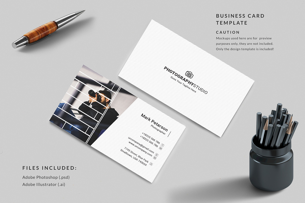 Business Card, a Business Card Template by graphicsunday (Photo 5 of 8)