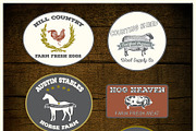 Rustic Vintage Farm Logo Vectors, a Branding & Logo Template by Le Paper Cafe (Thumbnail 2 of 4)
