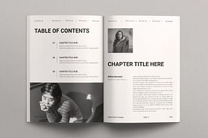 Digital Ebook Layout Design Template