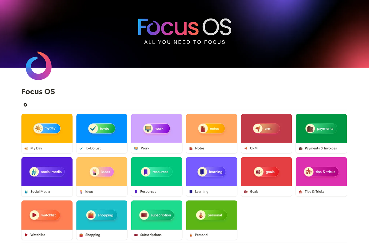 Focus OS - A Designer's Workspace, a Templates & Theme by rohankumarpro (Photo 3 of 6)
