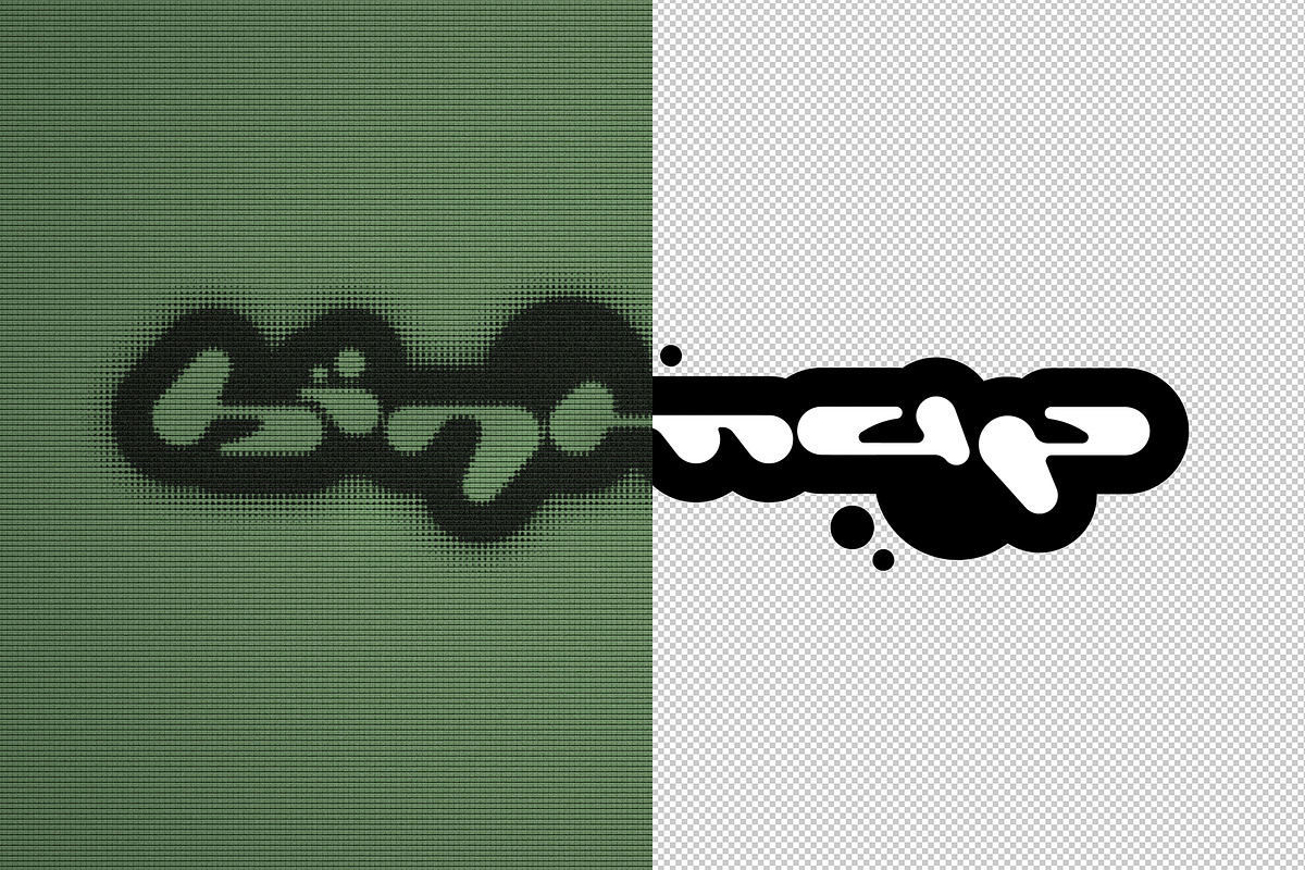 Bitmap Rasterize Copier Effect PSD, a Layer Style Add-On by Vermeulen Design Studio (Photo 2 of 5)