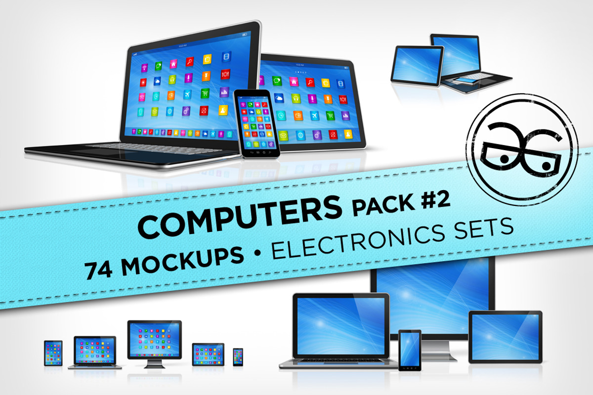 Computers Pack #2, an iPad Mockup by GoodGoods