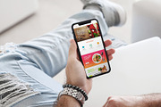 iPhone X Mock-Up's, an iPhone Mockup by Dikarte.Store (Thumbnail 4 of 14)