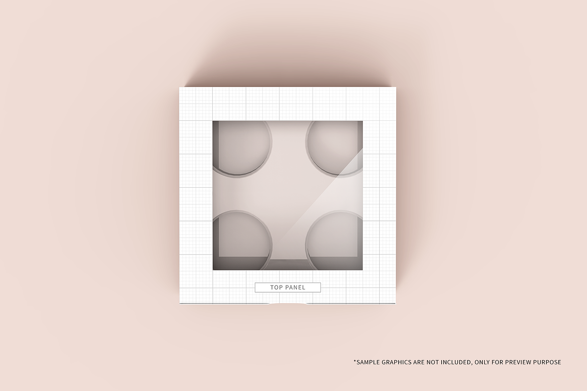 Cupcake Box Packaging Mockups, a Packaging Mockup by shaikerintu (Photo 17 of 17)