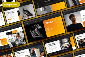 Weisly - Business Google Slide, a Presentation Template by Dens Creative Studio