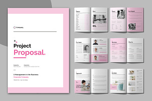 Project Proposal Template, a Brochure Template by ContestDesign