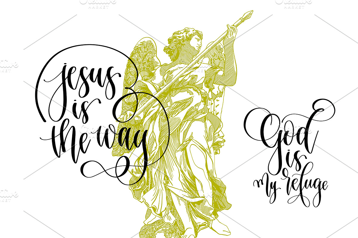 Mega Set of 100 Christian Sayings, a Card Template by karakotsya (Photo 9 of 11)