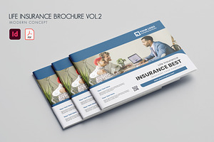 Life Insurance Brochure Vol.2, a Brochure Template by Bewalrus Studio