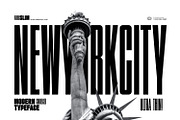 Fatbold Slim - Ultra Condensed Font, a Sans Serif Font by ikiiko (Thumbnail 4 of 7)