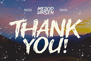 Meliod Larsen Bold Hand Drawn Font, a Handwritten Font by Maulana Creative (Thumbnail 3 of 7)