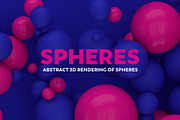 Abstract 3D Rendering Of Spheres, a Wallpaper Graphic by BIBIART (Thumbnail 1 of 13)